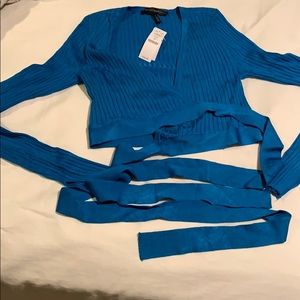 White House Black Market wrap sweater